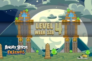 Angry Birds Friends Halloween Tournament Level 4 Week 128 Walkthrough | October 27th 2014