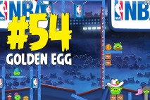 Angry Birds Seasons Ham Dunk Golden Egg #54 Walkthrough