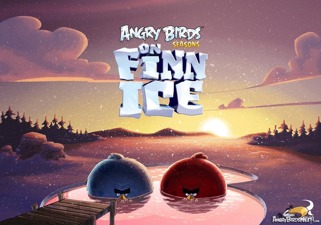 Angry Birds Seasons on Finn Ice Myster Update