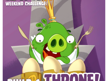 Bad Piggies Weekend Challenge Build a Throne 11 Oct 2014