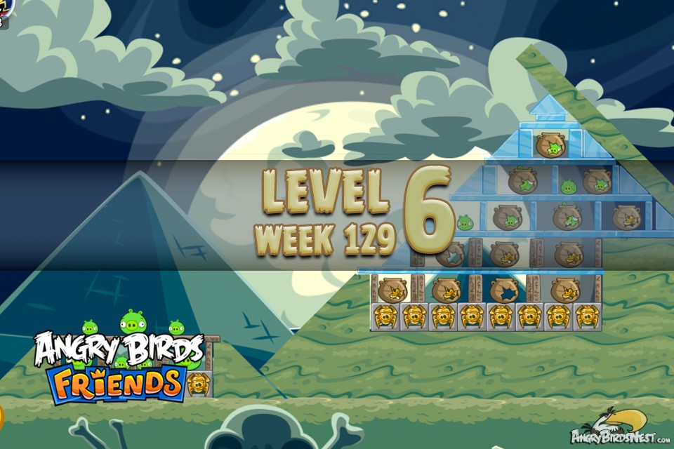angry birds friends/ halloween mania tournament, week 286/2, level 4