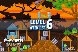 Angry Birds Friends Pangolins Tournament Level 6 Week 131 Walkthrough | November 17th 2014