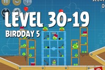 Angry Birds BirdDay 5 Level 30-19 Walkthrough