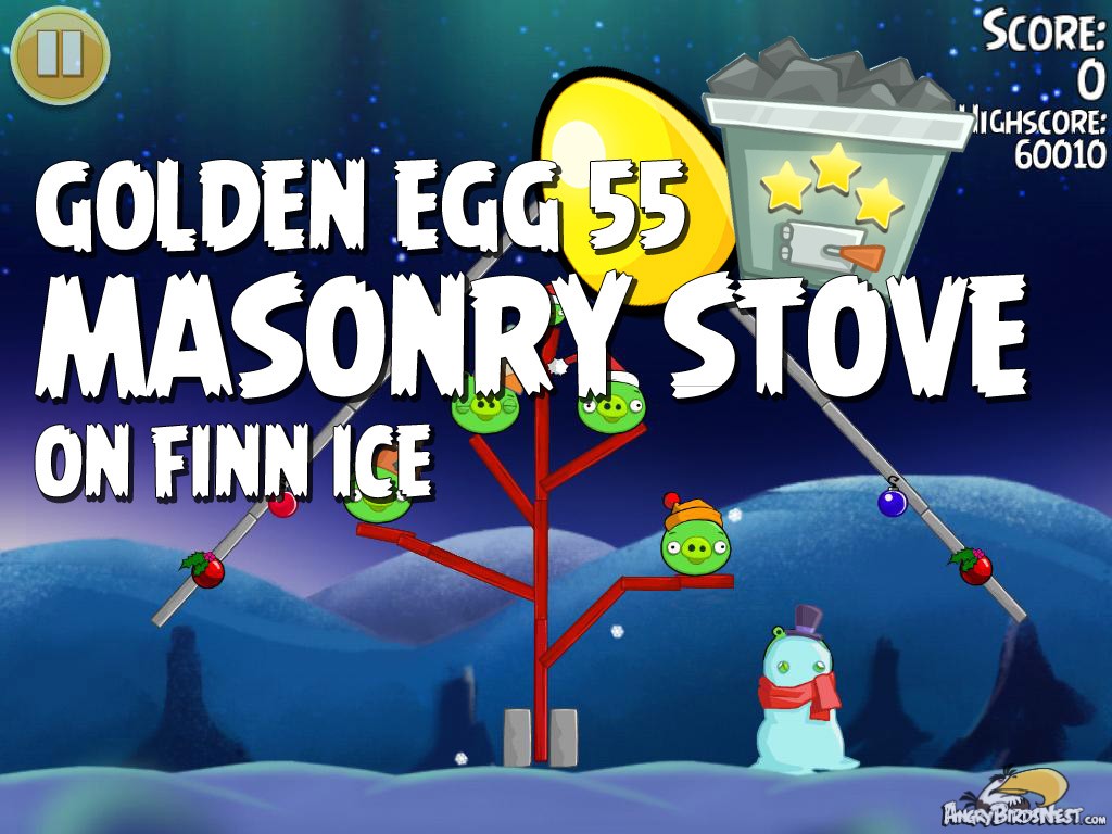 angry birds seasons on finn ice