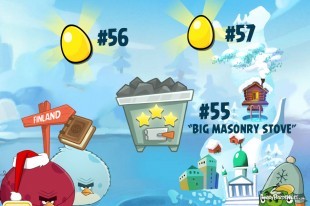 Angry Birds Seasons On Finn Ice Golden Eggs Walkthroughs