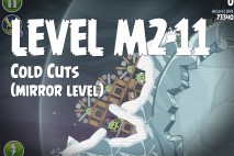 Angry Birds Space Cold Cuts Mirror Level M2-11 Walkthrough