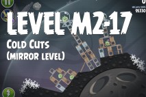 Angry Birds Space Cold Cuts Mirror Level M2-17 Walkthrough