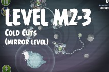 Angry Birds Space Cold Cuts Mirror Level M2-3 Walkthrough