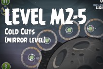 Angry Birds Space Cold Cuts Mirror Level M2-5 Walkthrough