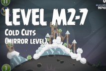 Angry Birds Space Cold Cuts Mirror Level M2-7 Walkthrough