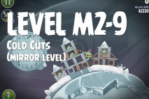 Angry Birds Space Cold Cuts Mirror Level M2-9 Walkthrough