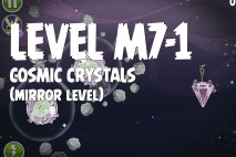 Angry Birds Space Cosmic Crystals Mirror Level M7-1 Walkthrough