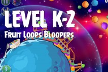 Angry Birds Space Froot Loops Bloopers Level K-2 Walkthrough