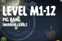 Angry Birds Space Pig Bang Mirror Level M1-12 Walkthrough
