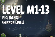 Angry Birds Space Pig Bang Mirror Level M1-13 Walkthrough