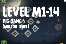 Angry Birds Space Pig Bang Mirror Level M1-14 Walkthrough