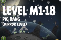 Angry Birds Space Pig Bang Mirror Level M1-18 Walkthrough