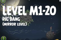 Angry Birds Space Pig Bang Mirror Level M1-20 Walkthrough