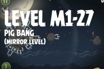 Angry Birds Space Pig Bang Mirror Level M1-27 Walkthrough