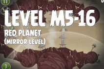 Angry Birds Space Red Planet Mirror Level M5-16 Walkthrough