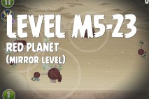 Angry Birds Space Red Planet Mirror Level M5-23 Walkthrough