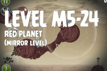 Angry Birds Space Red Planet Mirror Level M5-24 Walkthrough