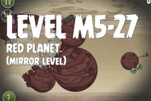 Angry Birds Space Red Planet Mirror Level M5-27 Walkthrough
