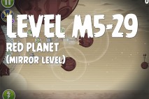 Angry Birds Space Red Planet Mirror Level M5-29 Walkthrough