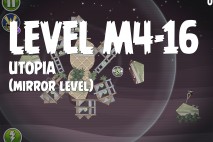 Angry Birds Space Utopia Mirror Level M4-16 Walkthrough