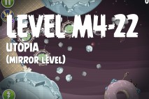 Angry Birds Space Utopia Mirror Level M4-22 Walkthrough