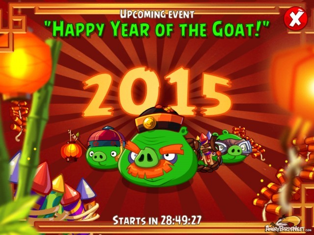 Angry Birds Epic Happy Year of the Goat Tournament