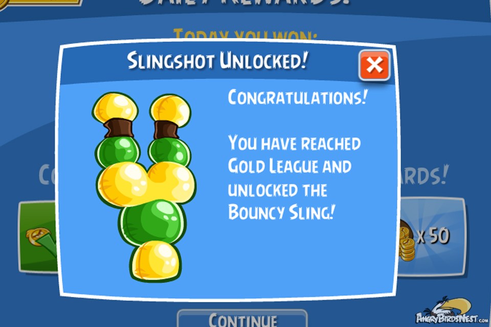 what are the different slingshots in angry birds friends