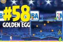 Angry Birds Seasons Ham Dunk Golden Egg #58 Walkthrough