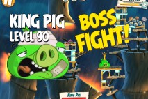 Angry Birds Under Pigstruction King Pig Level 90 Boss Fight Walkthrough