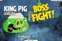 Angry Birds Under Pigstruction King Pig Level 60 Boss Fight Walkthrough