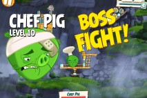 Angry Birds Under Pigstruction Chef Pig Level 10 Boss Fight Walkthrough
