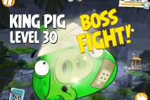 Angry Birds Under Pigstruction King Pig Level 30 Boss Fight Walkthrough