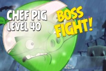 Angry Birds Under Pigstruction Chef Pig Level 40 Boss Fight Walkthrough