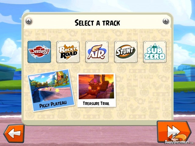 Angry Birds GO Party Mode Local Multiplayer Select a Track