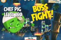 Angry Birds Under Pigstruction Chef Pig Level 160 Boss Fight Walkthrough