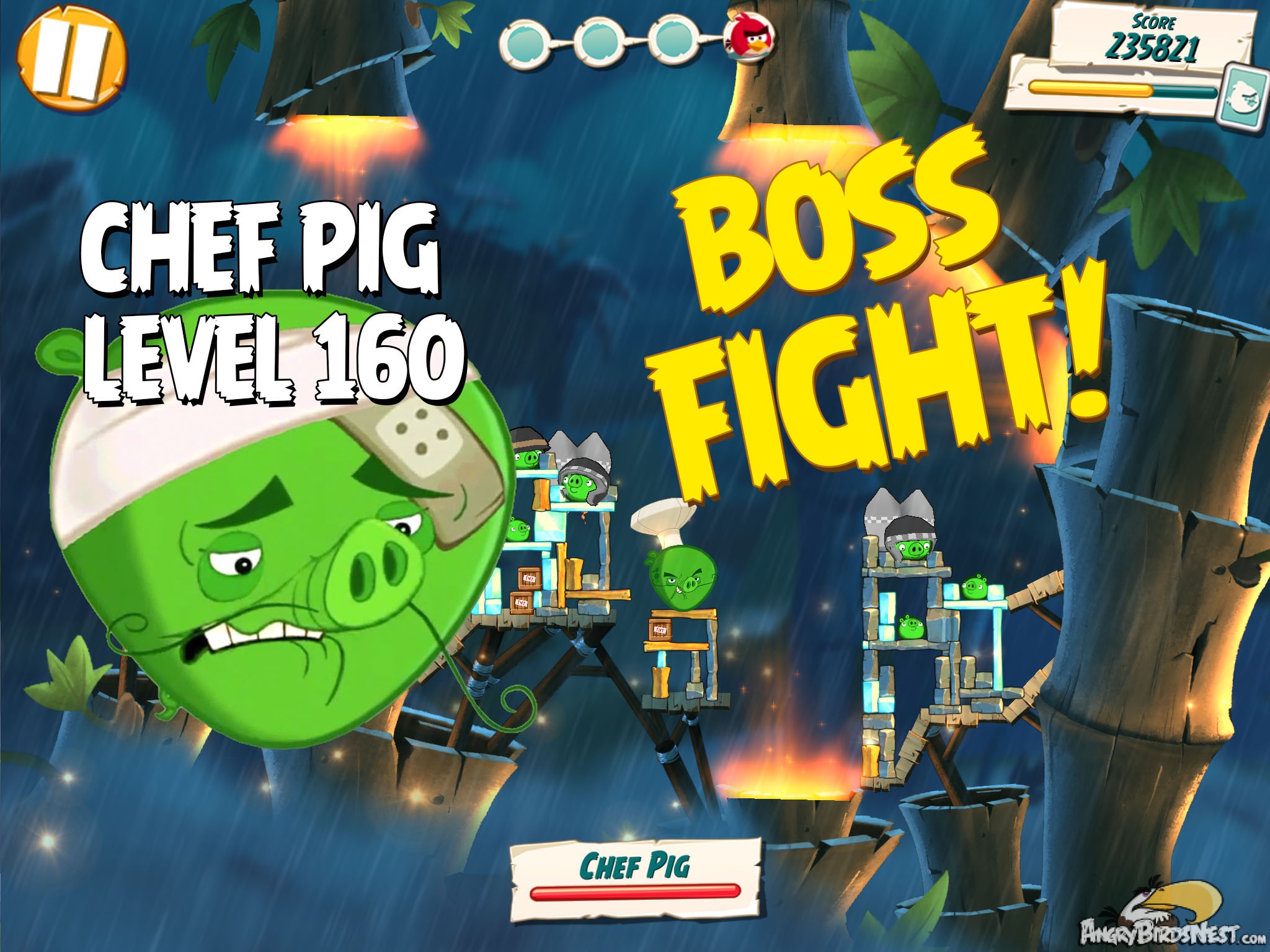 Angry Birds Under Pigstruction Boss Fight 16 Level 160