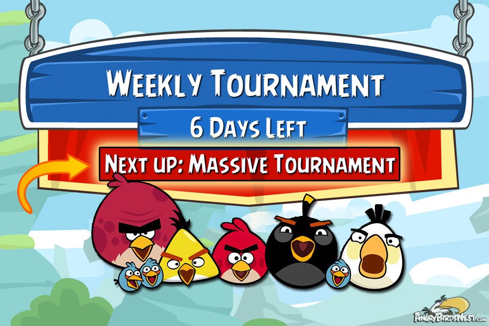 Angry Birds Friends Special Massive Tournament Next Week!