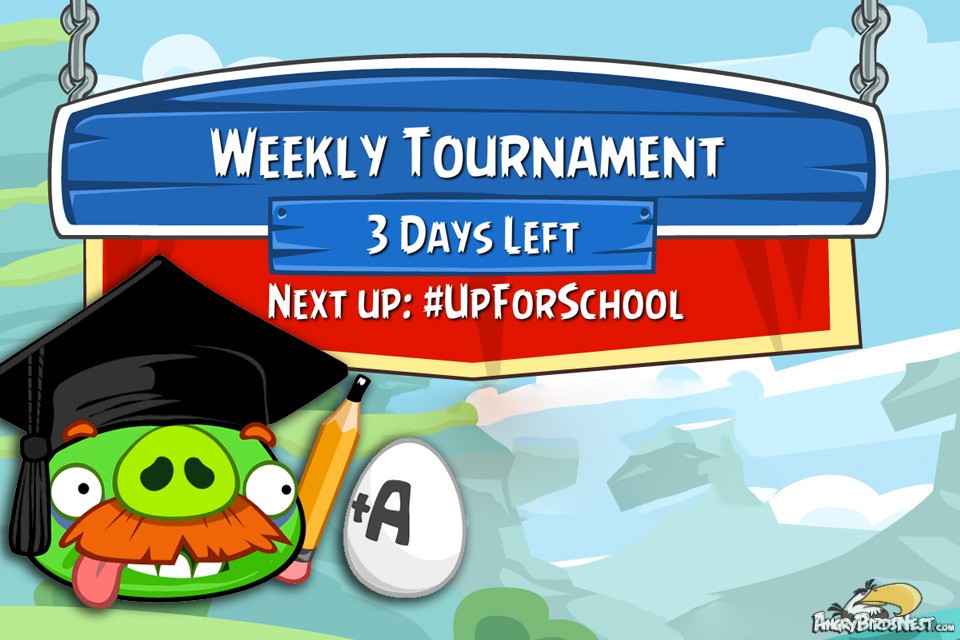 Angry Birds Friends Special #UpForSchool Tournament Next Week!