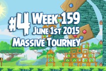 Angry Birds Friends 2015 Massive Tournament Level 4 Week 159 Walkthrough