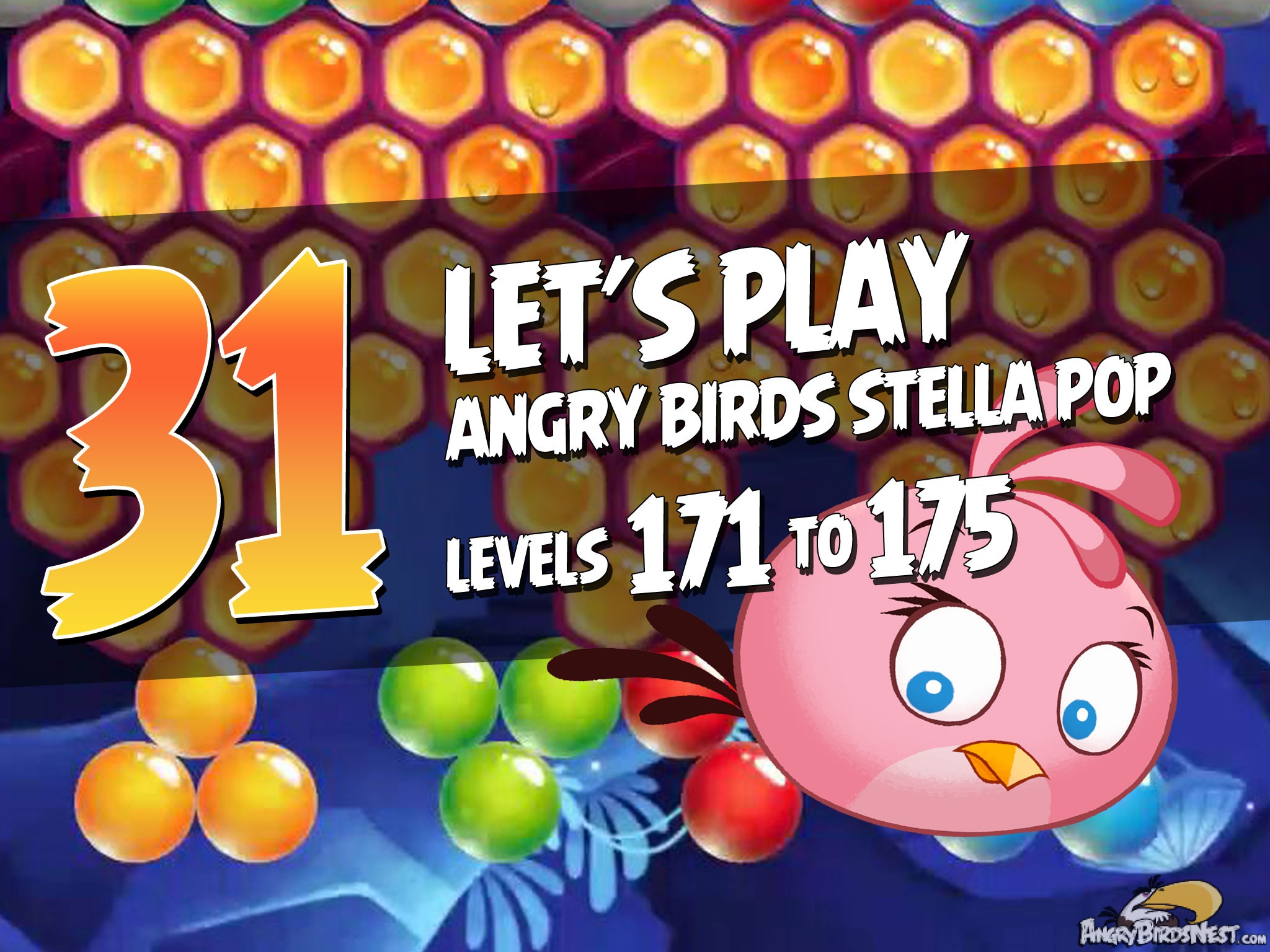 Angry Birds Stella Pop Featured Image Levels 171 thru 175