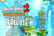 Angry Birds 2 Level 11 Cobalt Plateaus – Feathery Hills 3-Star Walkthrough