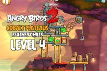 Angry Birds 2 Level 4 Cobalt Plateaus – Feathery Hills 3-Star Walkthrough
