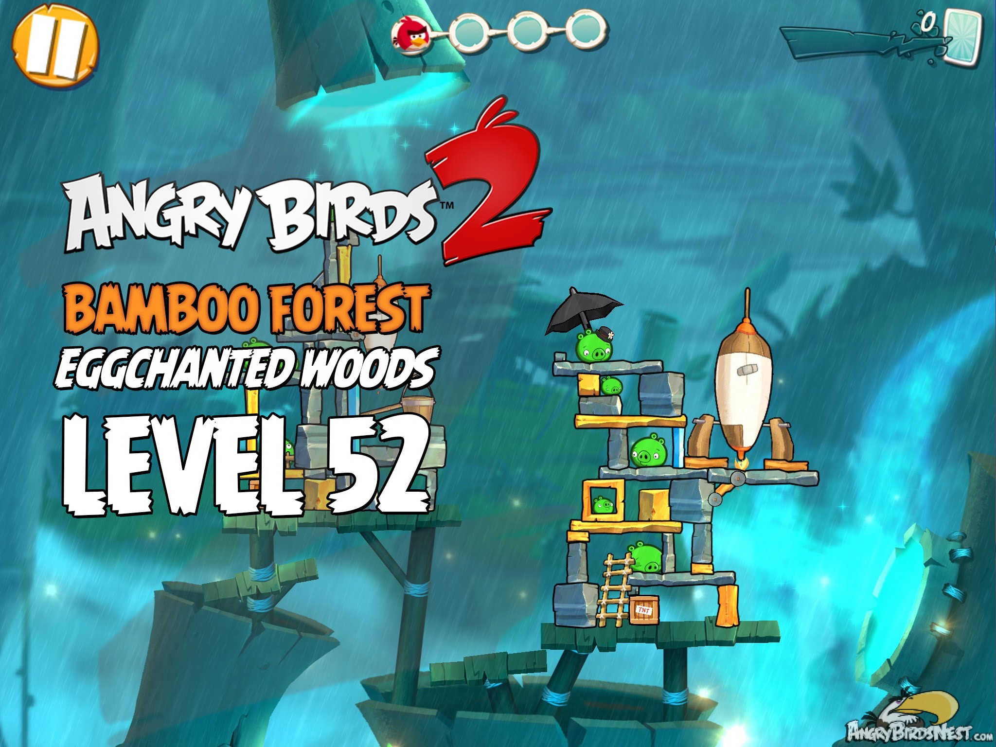 Angry Birds 2 Bamboo Forest Eggchanted Woods Level 52