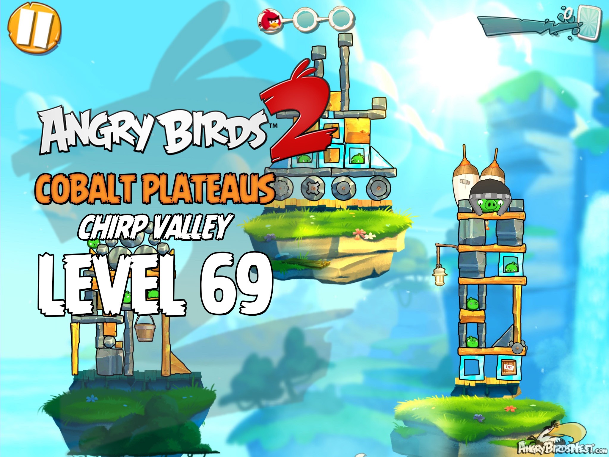 Angry Birds 2 Cobalt Plateaus Chirp Valley Level 69