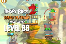 Angry Birds 2 Level 88 Cobalt Plateaus – Chirp Valley 3-Star Walkthrough